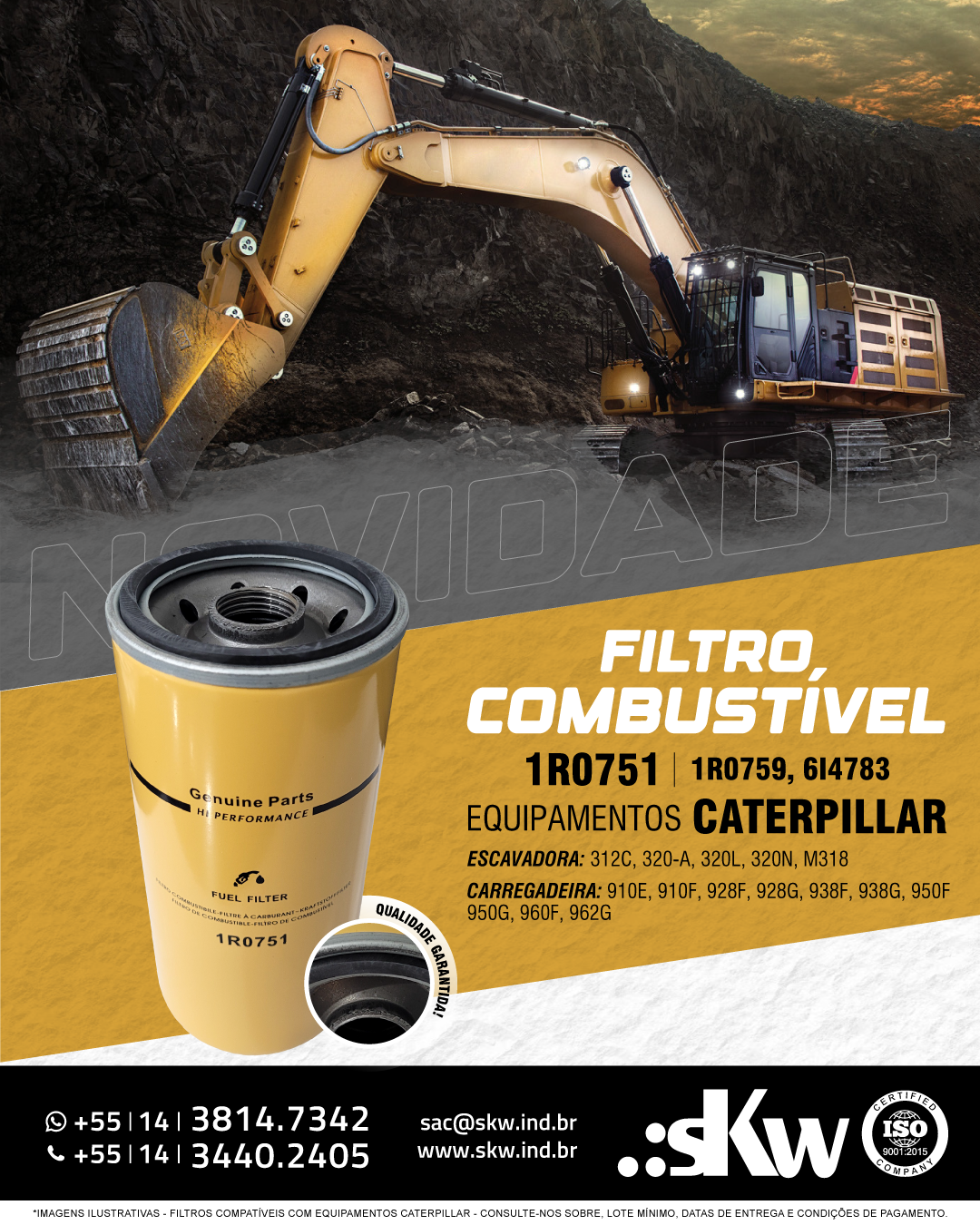 Novidades-FILTRO-COMBUSTIVEL-1R0751-CAT